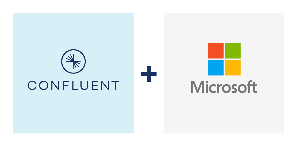 confluentinc's tweet photo. Confluent’s new strategic alliance with @Microsoft unlocks the fastest path to building #ApacheKafka-based applications for @Azure customers. Learn about Confluent Cloud’s new seamless integration on @Azure via Confluent CEO @jaykreps' blog: https://t.co/M0pMKlZQbq  @msPartner https://t.co/H4alwk7Vk2