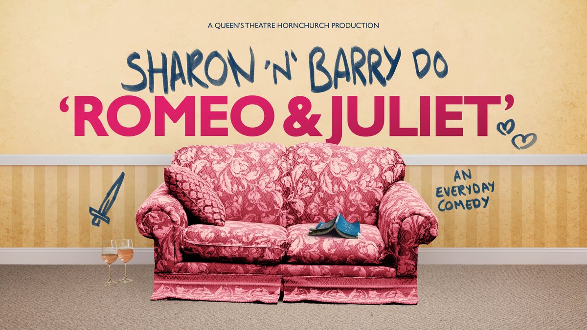 📢 We're thrilled to announce the world premiere of a new everyday comedy!

Sharon 'n' Barry do 'Romeo &amp; Juliet'
on Zoom from 25 Feb - 6 Mar 2021.

Directed by @douglasrintoul 
Tickets cost £8 plus 65p QRenew Fee, suitable for all ages 7+.

🎟️ 👉 bit.ly/3pjOtMA