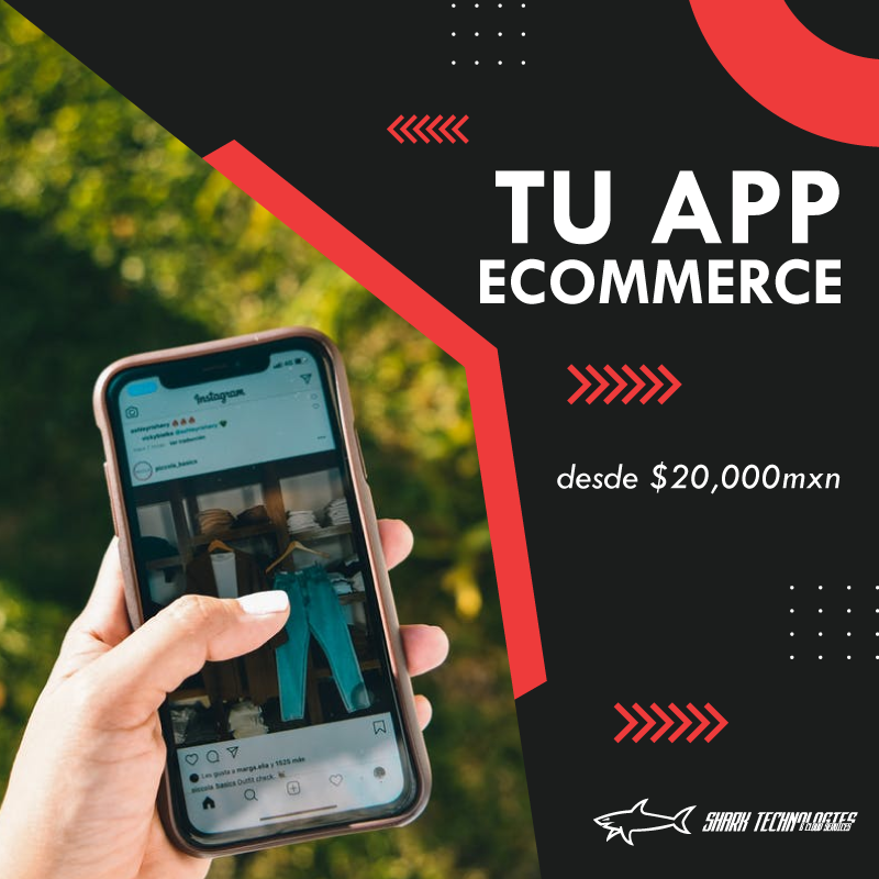 SharkTechMX's tweet image. Obten tu app ecommerce para tu negocio 📱🏪 desde 💲20,000mxn.  Conoce más de nuestros servicios a través del sitio: bit.ly/33KzEb2 💻📲
#App #ECommerce #Empresa #Negocio #Smartphone #Tecnología #Tienda #Restaurante #Delivery #México