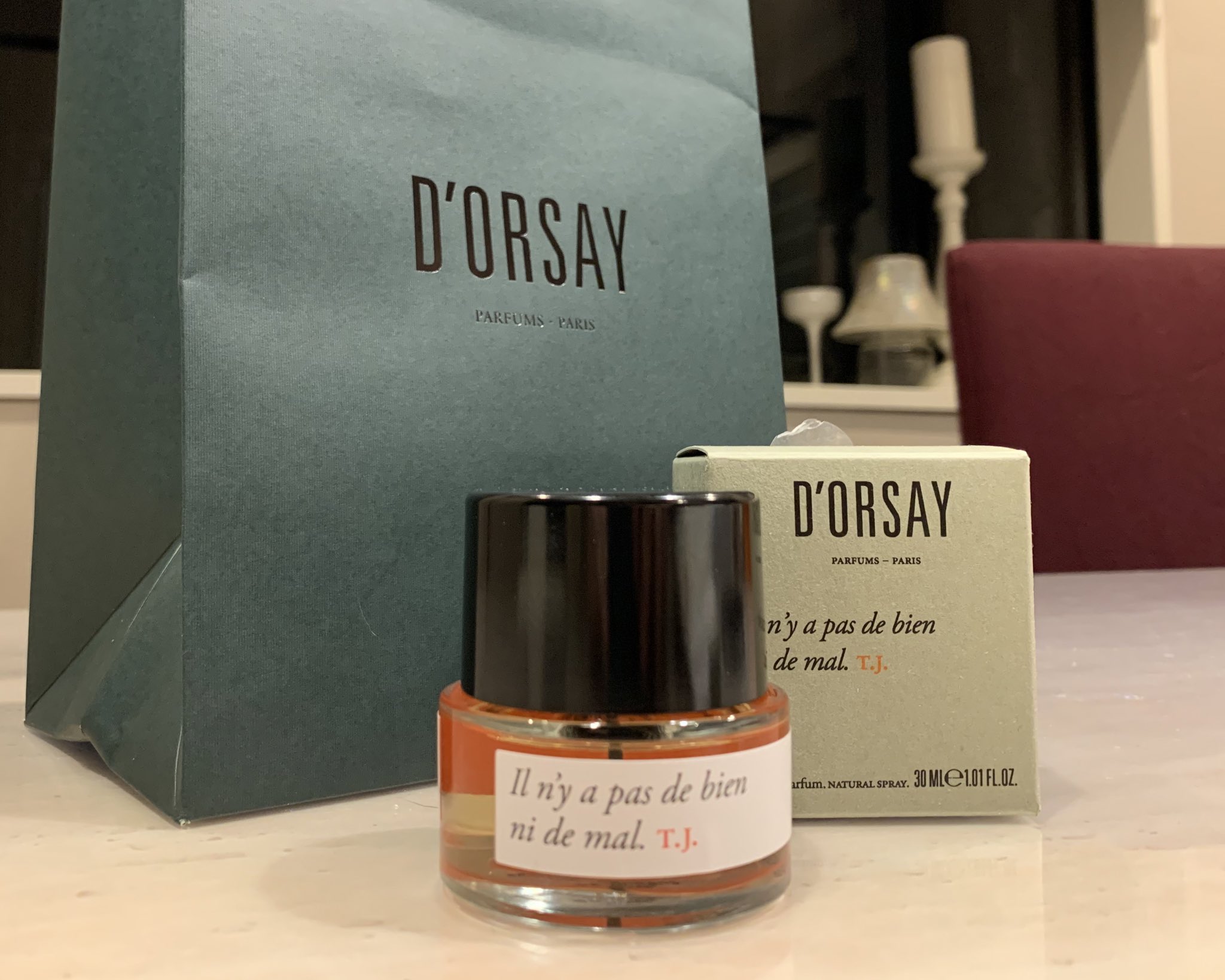 D'ORSAY T.J. 90ml ドルセー TJ ドルセー T.J. 善悪是非