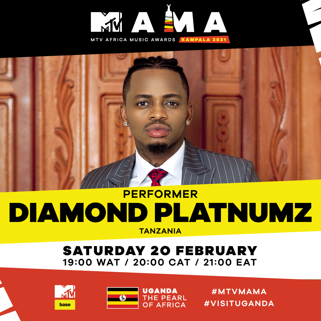 😎 FEELIN’ SO COOL 😎 because Simba <a href="/diamondplatnumz/">SIMBA..!🦁</a> is performing at the 2021 #MTVMAMA from an iconic location coming to you from the virtual stage in Uganda, the Pearl of Africa! You do not wanna miss it. February 20 on <a href="/MTVBaseAfrica/">MTV Base Africa</a>. #VisitUganda