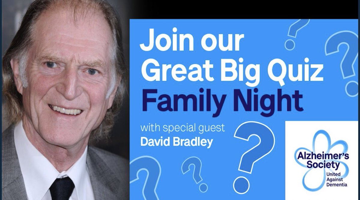 PJQuizCo's tweet photo. Very much looking forward to hosting my second quiz for @alzheimerssoc and this time, it is fun for all the family! Join me, @bradders_david &amp; some other guests this Sunday at 5pm! Amazing cause, epic quiz! See you all there https://t.co/IL9iar1xQ6