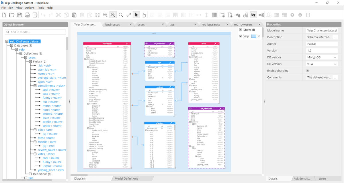 Quote of week: “Bad programmers worry about the code. Good programmers worry about data structures and their relationships." Linus Torvalds
Design and visualize data structures with Hackolade #datamodeling #nosql #bigdata #machinelearning #ai #polyglot-persistence https://t.co/jkmPovNULo
