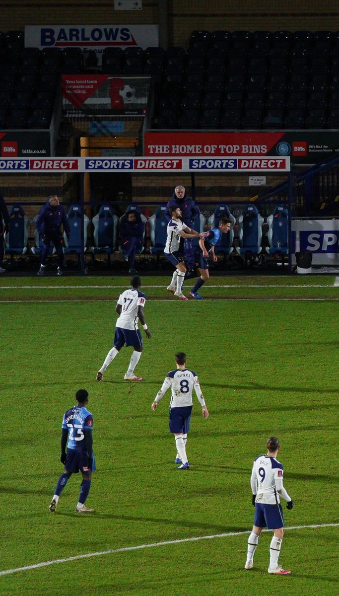 If only games lasted 85 minute, <a href="/wwfcofficial/">Wycombe Wanderers</a>!! You did all of your fans and supporters proud last night against <a href="/SpursOfficial/">Tottenham Hotspur</a>! #FACup #WWFC