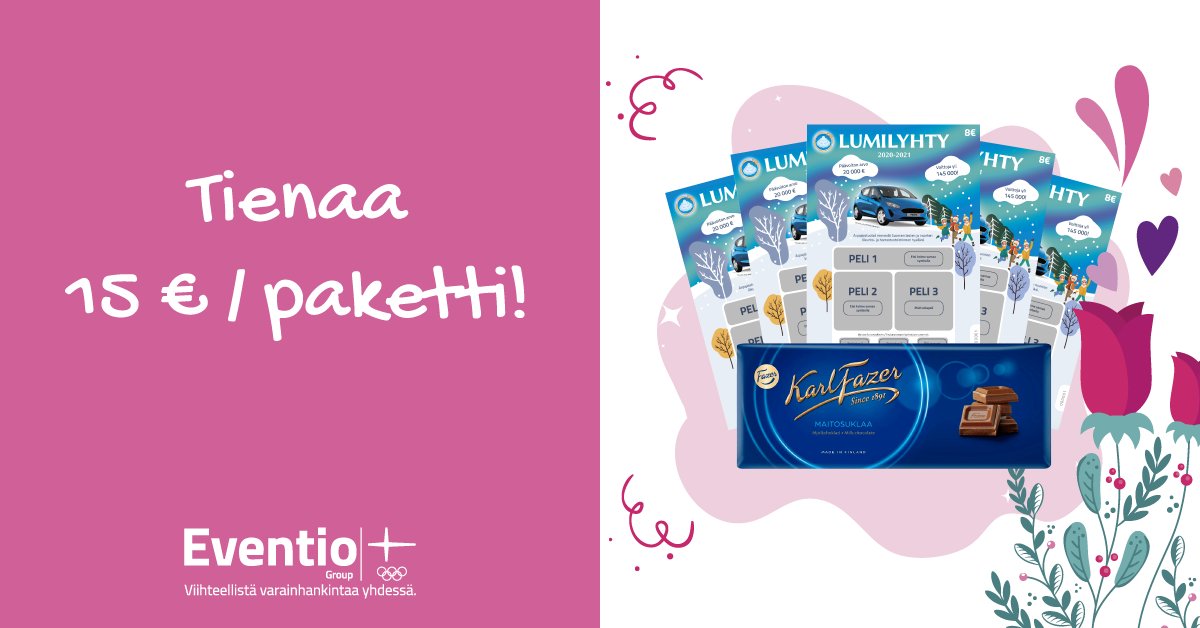 Aloita #ystävänpäivä'n #varainhankinta verkossa – myy suosittuja Lumilyhty-lahjapaketteja omalla linkillä!
💖 Tuottoa 15 € / paketti
💖 Veroton ja riskitön
💖 Helppo ja vaivaton aloitus

Lue lisää: 👇
lyhtyarvat.fi/lahjatilaus-se…