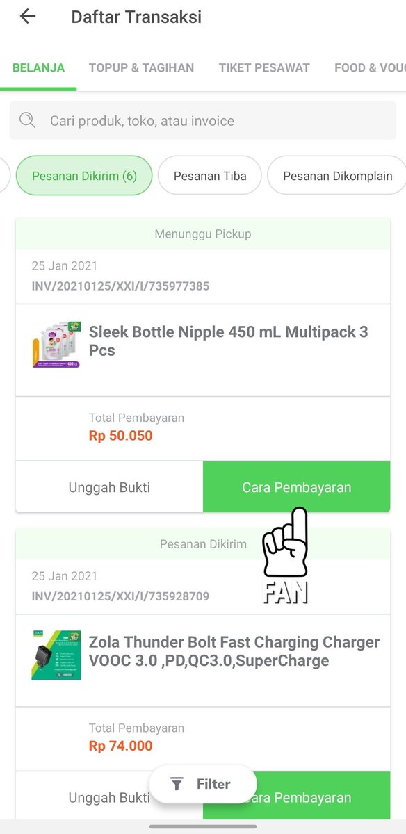 gerryzogy's tweet photo. @tokopedia aplikasinya lg error kah? Sudah bayar dan sudah dalam proses pengiriman tapi menu button di tiap transaksinya unggah bukti dan cara pembayaran seperti ink.. https://t.co/CLFM8yQZgN