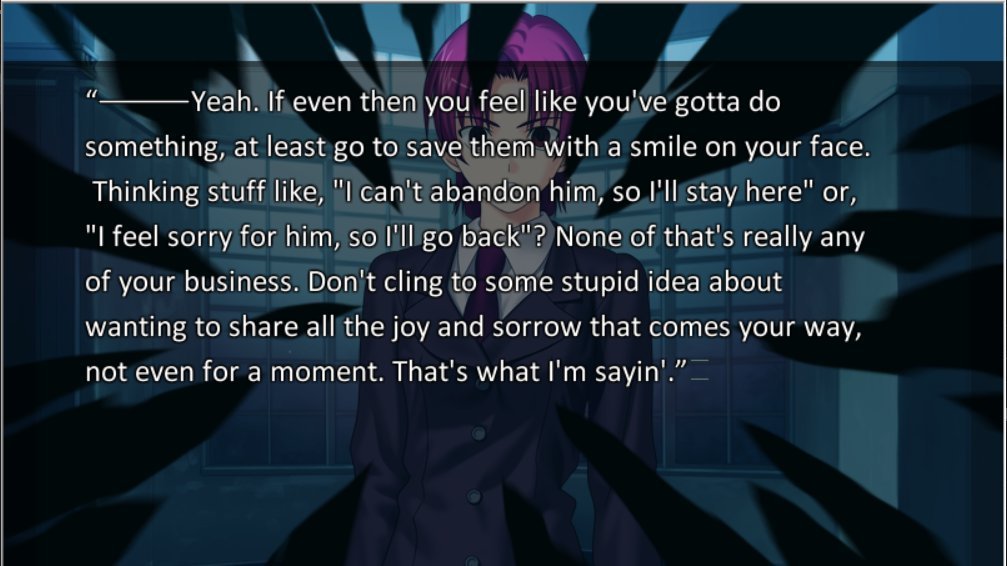 Because Shirou never does it out of pity, he doesn't feel any negative emotions when he is trying to save others, he has no doubts about his existence, just like Angra has no doubts about his own, they both accept their only allowed roles in the world despite how harsh they are