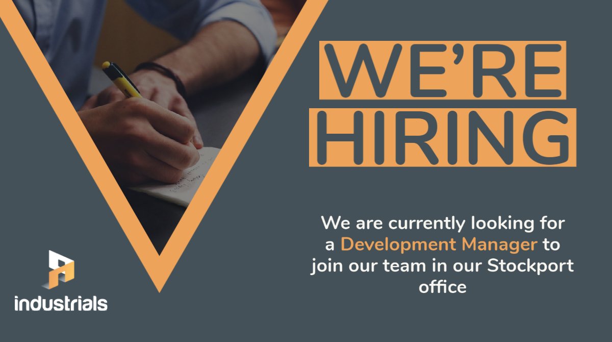 We are currently recruiting for a Development Manager to join our team in our Stockport office. Interested? Apply with a cover letter and CV on the website. industrials.co.uk/development-ma… #nowhiring #stockport #newjob