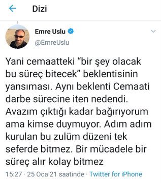FETÖ’nün bu iki tetikçisinin FETÖ’ye yaptığını başka hiç bir FETÖ’cü yapamadı. 
Biri 14 temmuz’da attığı twitle 15 temmuz darbesinde FETÖ rolüne işaret ederken diğeri dört yıl sonra da olsa FETÖ’yü darbeye iten sürecin nedenini deşifre ediyor. “Bir şey olacak” diye beklemişler