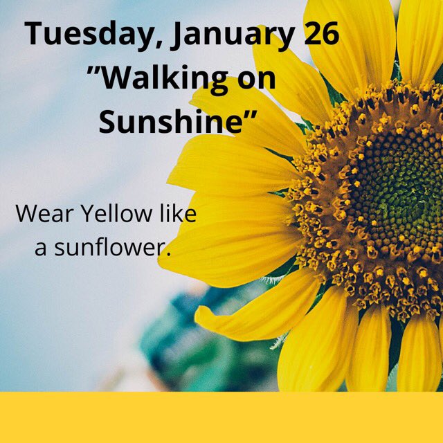 Wear yellow today!