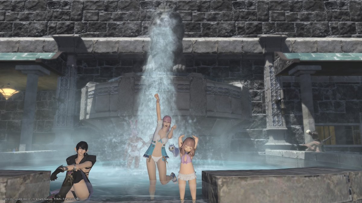 Jasmine Coore Blog Entry Fcの人達とお風呂へ Final Fantasy Xiv The Lodestone