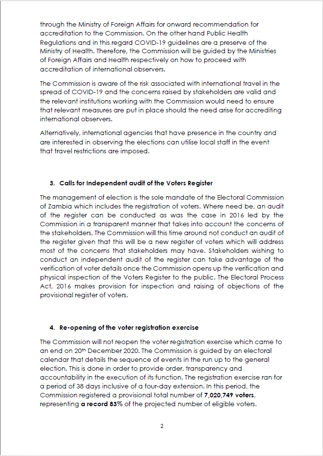 NixiiB's tweet photo. The Electoral Commission of #Zambia statement put out yesterday should worry all who are concerned about #democracy in Southern Africa. 1. #COVID-restrictions to stop opposition organising, 2. waffling about international observers &amp; 3. NO INDEPENDENT AUDIT OF THE VOTER'S ROLL https://t.co/vgFbOHkFQA