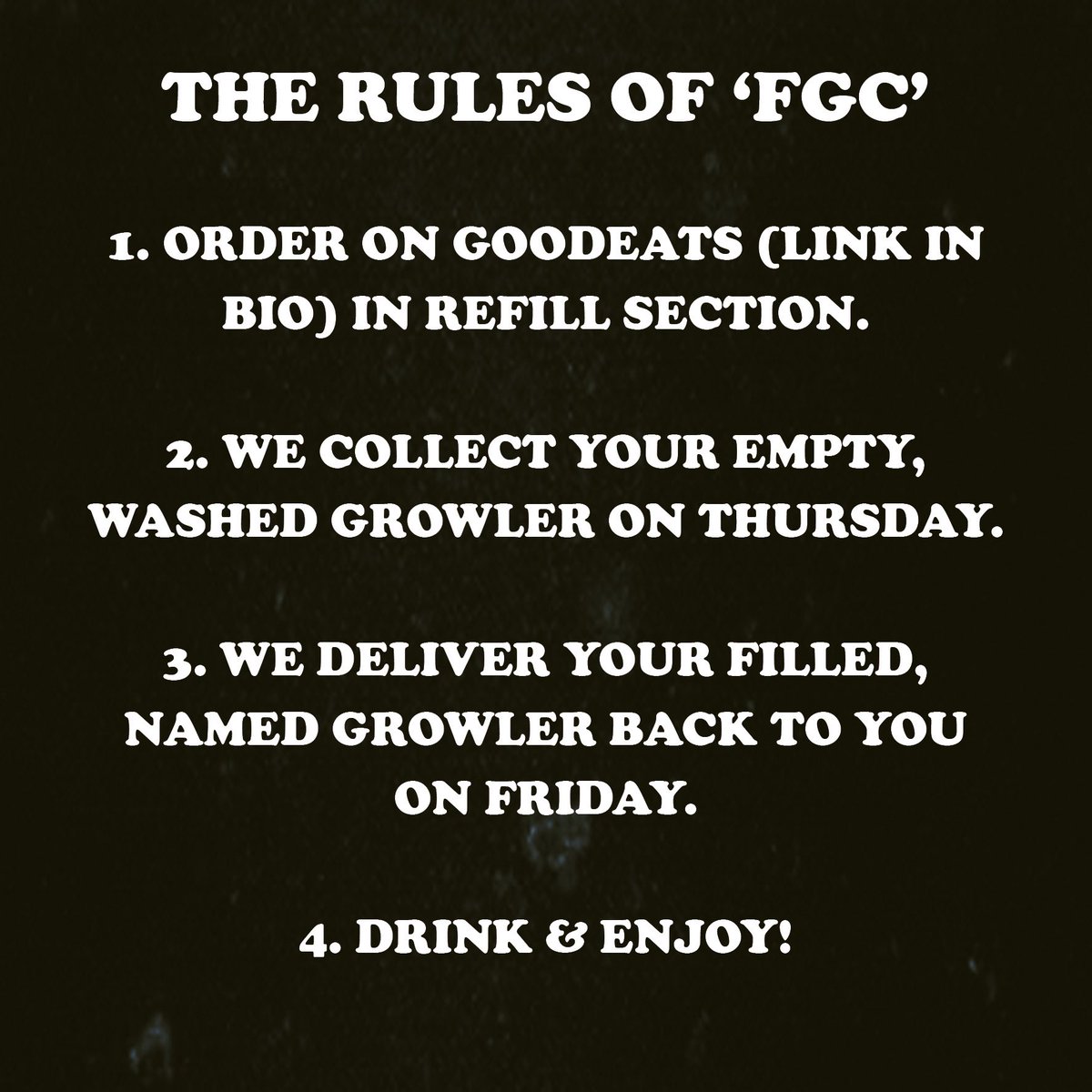 ClothStore81's tweet image. FRIDAY GROWLER CLUB
This weeks beer is DEYA’S juicy, hazy, pale ale STEADY ROLLING MAN, a easy 5.2% which will get you rolling into the weekend
ORDER BY 4PM THURS 
#haworth #supportlocal  #delivery #independentbusiness  #fridaygrowlerclub  #lockdown3 #stayhome  #deyabrewery