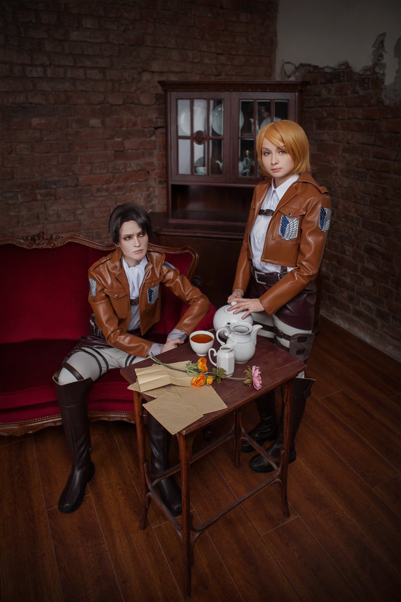 Tea time ☕️

Petra Ral <a href="/Trishechka/">Kroshka Bert</a>
Levi Ackerman <a href="/cosmozaec/">kuroru</a> 
📸: <a href="/PhotoByOcean/">Photo by Ocean</a> 

#AttackOnTitan #進撃の巨人 #shingeki