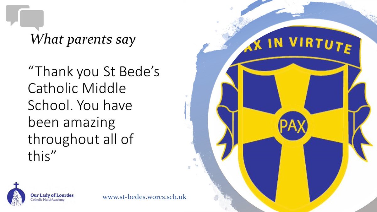 #whatourparentssay
#bedesonlockdown

<a href="/lourdesschools/">Our Lady of Lourdes Catholic MAC</a>