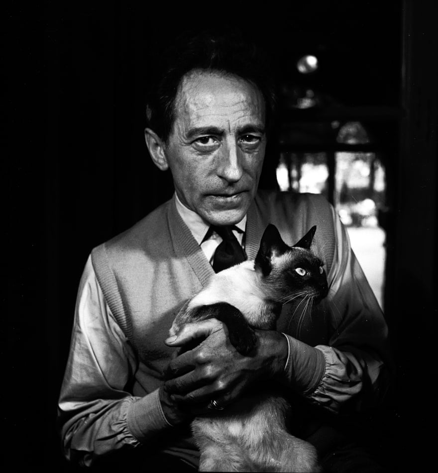 30/ Jean Cocteau with Madeleine