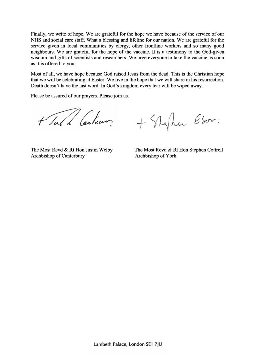 The Church of England tweet media