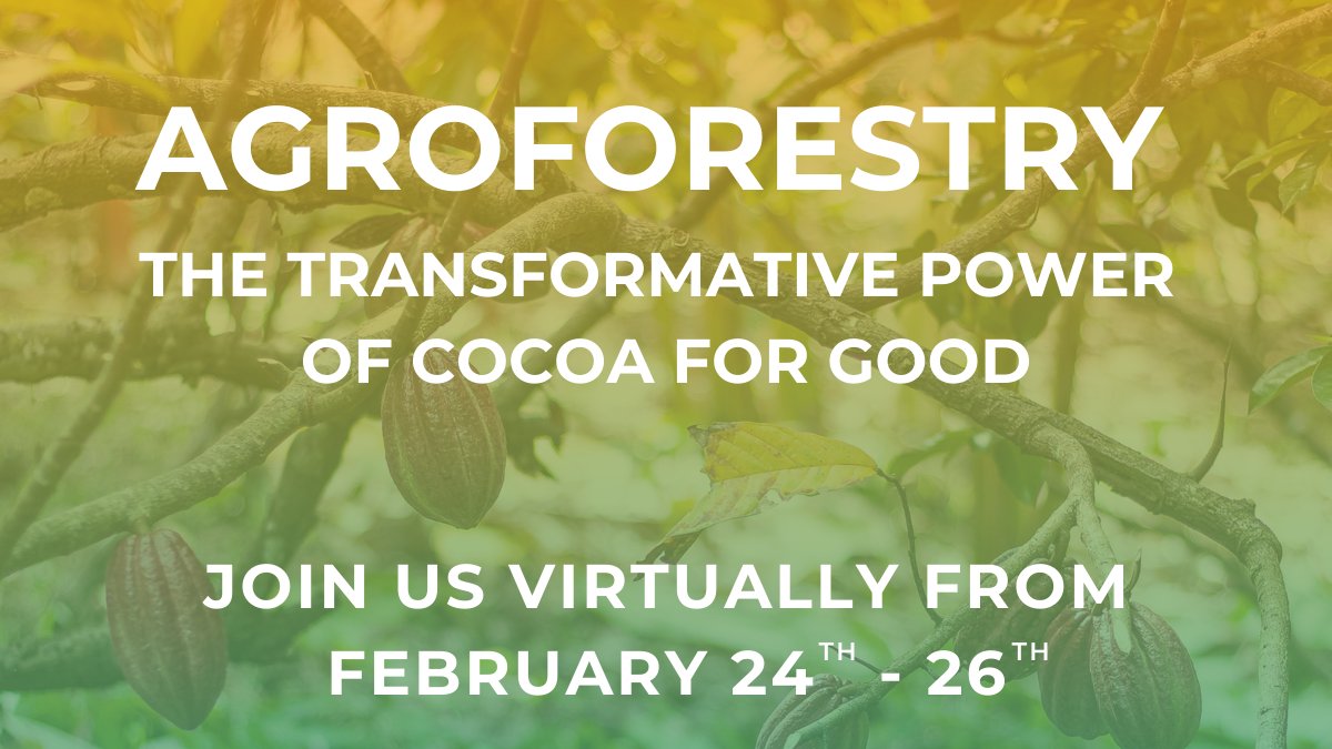 Agroforestry is one of the hottest topics in the cocoa sector at the moment and will be one of the highlights at this year’s Conference. We raise the question whether cocoa can not only do harm but actually be used for good? 

Event info and tickets via chocoa.nl/conference/