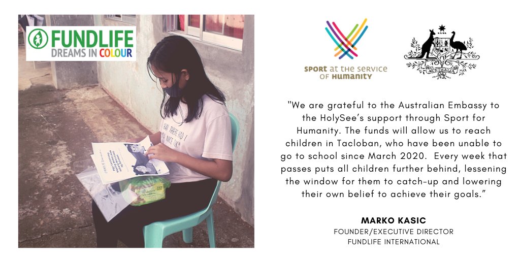 To celebrate #AustraliaDay2021 <a href="/AusAmbHolySee/">Keith Pitt</a> decided to make a donation to Sport for Humanity - a fitting way to celebrate Australian spirit and commitment to diversity, respect &amp; community.  This is what #LiveLikeYouPlay is all about!  <a href="/VaticanCultura/">The Former Dicastery for Culture</a> ow.ly/XQ4n50DigfG