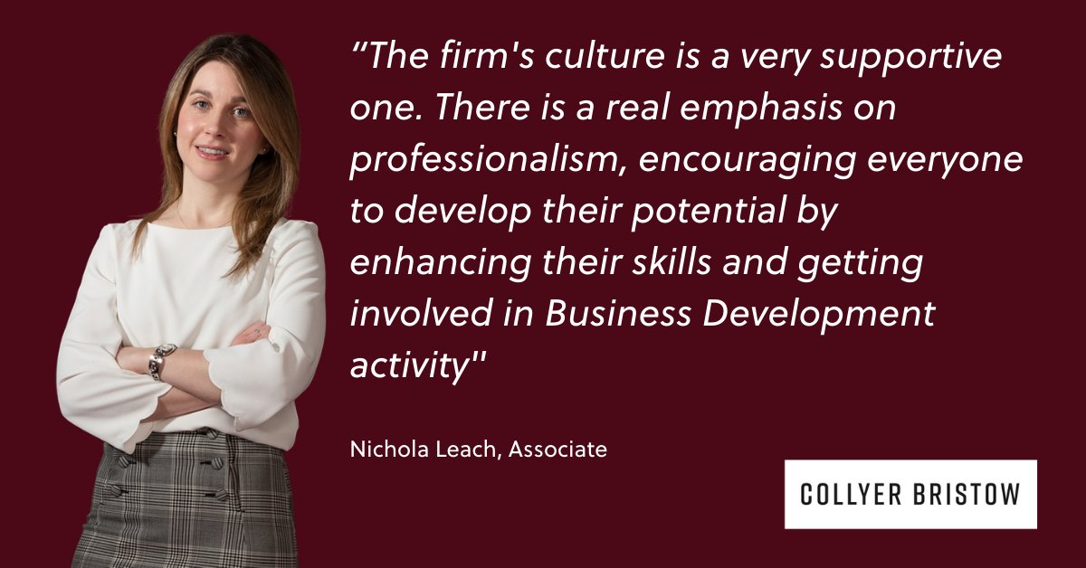 We are looking for a talented #disputes #lawyer (1-3 years + PQE) with an interest in #financialmarkets work. This is what one of our #Commercialdisputes Associates has to say about working at Collyer Bristow. Click here to find out about the role. collyerbristow.com/careers/associ…