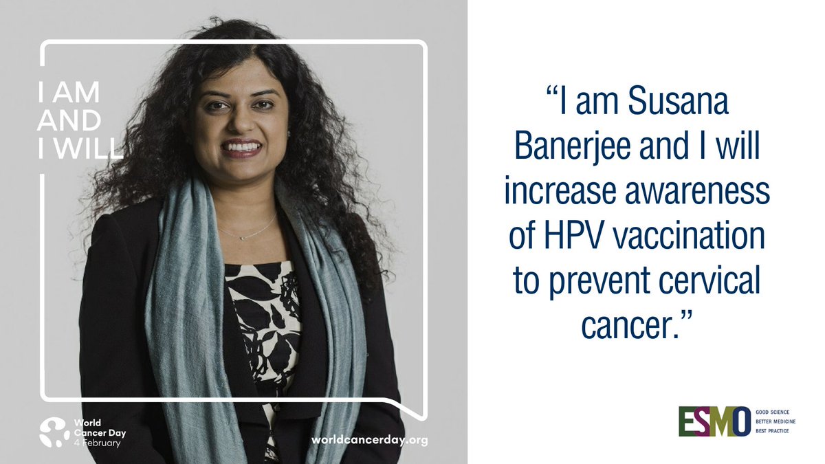 #Cervicalcancer is 100% preventable & for the 1st time ever the world has committed to eliminate a #cancer. ESMO supports the @WHO Resolution to Accelerate the Elimination of Cervical Cancer. Will you also do your part? 
#ESMOSupportsWCD @BanerjeeSusana ow.ly/fvrG50DisT3