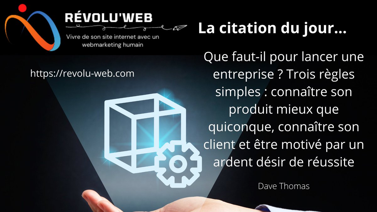 WebRevolu's tweet photo. ✅ Tout est dit ! L'une des erreurs qu'on fait souvent (quand on débute) est de créer le produit qu'on veut mais celui-ci doit avant tout répondre aux besoins des clients ... Demandez leur simplement leur avis ;) 👉 Pensez à LIKER ET PARTAGER ;) 

#Business #citation https://t.co/yMnZVXD6Tx