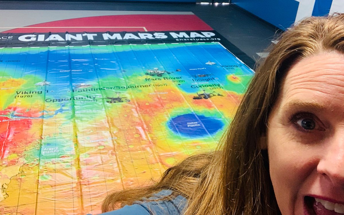 LisaMLove1996's tweet photo. @JamesFalletti @NASAJPL 2/2 Now it is time to teach them the word in-gen-nu-ity before the landing because #ingenuity is what we have all used to teach & learn in new ways! I think I'll zoom with them from the #MarsMap when we watch #Perseverance land. @AldrinFamilyFdn https://t.co/keyiTxkmLj