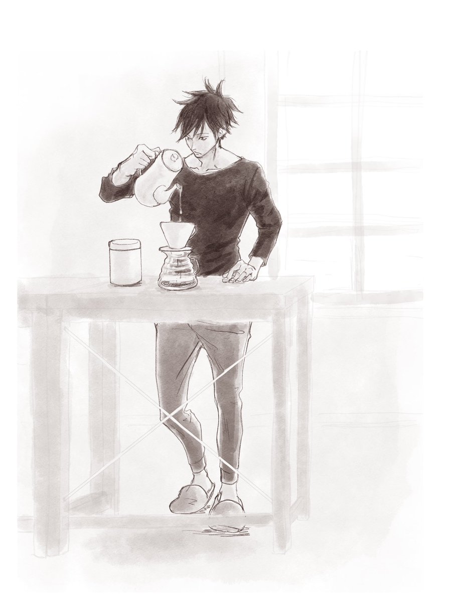 伏黒恵とコーヒー
#イラスト #呪術廻戦 #伏黒恵 #illustration 