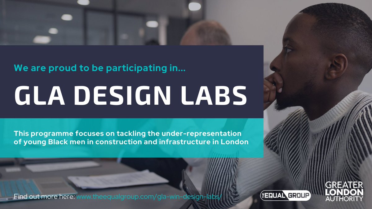 We’re proud to be participating in the Greater London Authority (GLA) Design Labs programme tackling the underrepresentation of young Black men in our sector. Find out more at bit.ly/3sZP9J2

#GLADesignLabsWIN #youngblackmenWIN #EnergisingInclusion