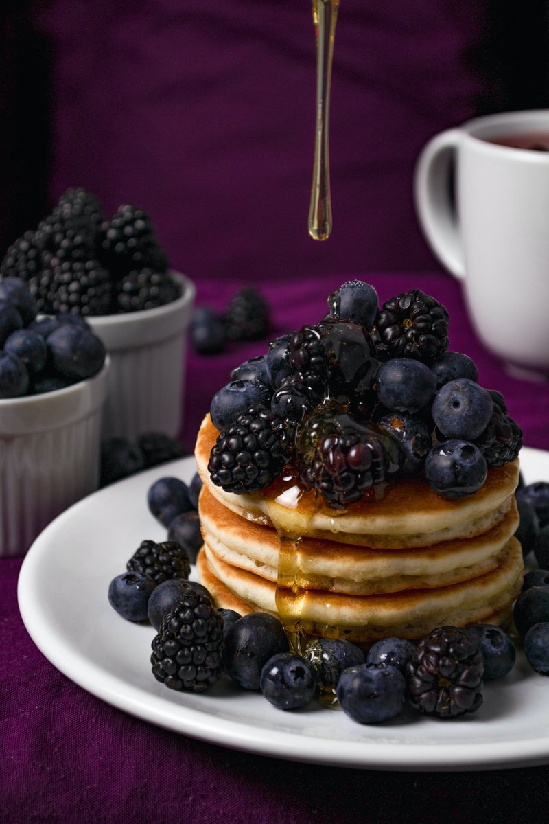 It's National Blueberry Pancake Day! MMM.. Pancakes.. A Perfect day for  blueberry pancakes with warm cinnamon maple syrup..
#NationalBlueberryPancakeDay

Photo by Lucas Guizo from Pexels