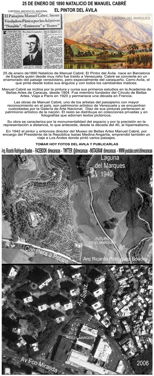 MANUEL CABRÉ EL PINTOR DEL ÁVILA FUE UNO DE LOS PAISAJISTAS MÁS IMPORTANTES DE VENEZUELA. ENAMORADO DEL PAISAJE DE CARACAS Y DEL CERRO EL ÁVILA SUS PINTURAS MUESTRAN ZONAS DE CARACAS QUE NO SE TENIA DATOS...  DE LA URBINA, PODEMOS VER LA LAGUNA DE BOLEÍTA QUE POCOS CONOCIERON