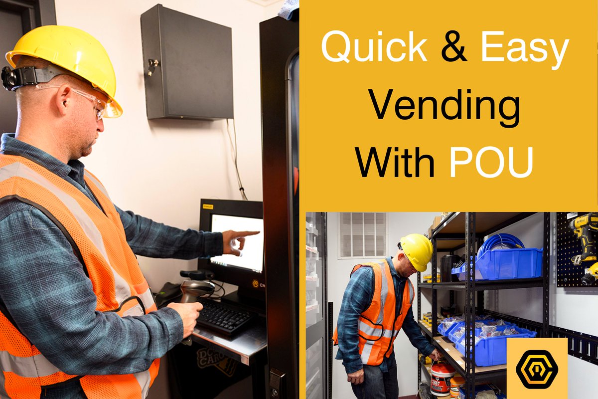 CribX™ can be built with a simple POU kiosk &amp; your own shelving or pegboard, creating a fully autonomous tool crib. This makes it easy for users to scan tools or other items in &amp; out. bit.ly/2MsiECr #CribX #CribMaster #IndustrialVending #SupplyChain #InventoryManagement