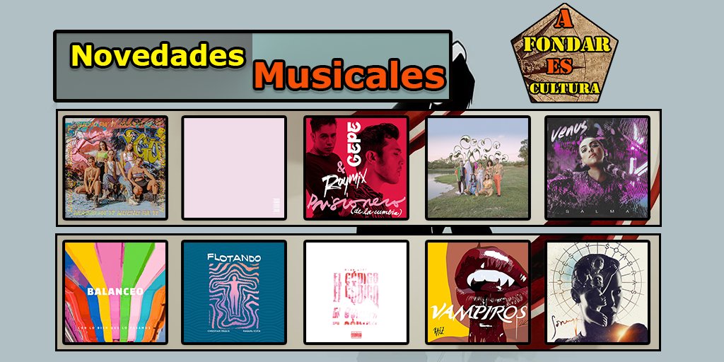 AfondarCultura's tweet photo. @ananietomusic @ZeperMusic #balanceo @chillchicos @natalialacunza @Christian_Pagan @raquelsofia @gepegepegepe @raymixmusic @manucort #olallalux #raez #charleesound @salmaglz @SorayaArnelas @Chenoa #ArtistOnTwitter #cultura #SpotifyCharts #playlists #YouTubeMusic https://t.co/7gyTyXYxcb