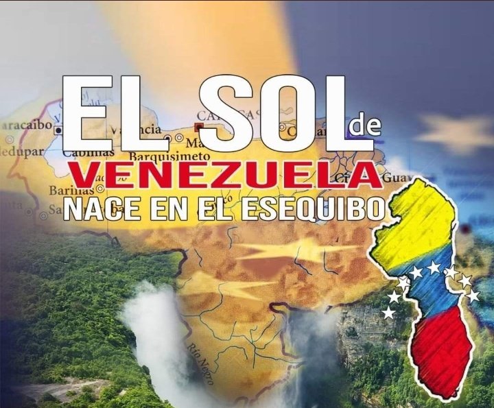 #ElEsequiboEsDeVenezuela 
#ModoActivo 
@S011Lore @yarbymcrea @AlvarezYanoska @RequenaYandris @gendarmeria53 @nanunsc2 @navea_mary @Briggittems1 @humbert32125524 @hubil5 @Vilma_Meche @mariann12876209 @Mara38100484 @BEBANEGRA @MaritamendozaR @DAVIDJ0SE @laimarna @Carmen197013