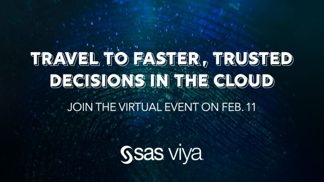 Hear tech experts, partners, and analysts on February 11 discuss how the latest release of SAS Viya enables collaboration, scalability, and operationalizing insights for everyone. Register to attend. #SASViya <a href="/sassoftware/">SAS Software</a> bit.ly/2YfRTUz