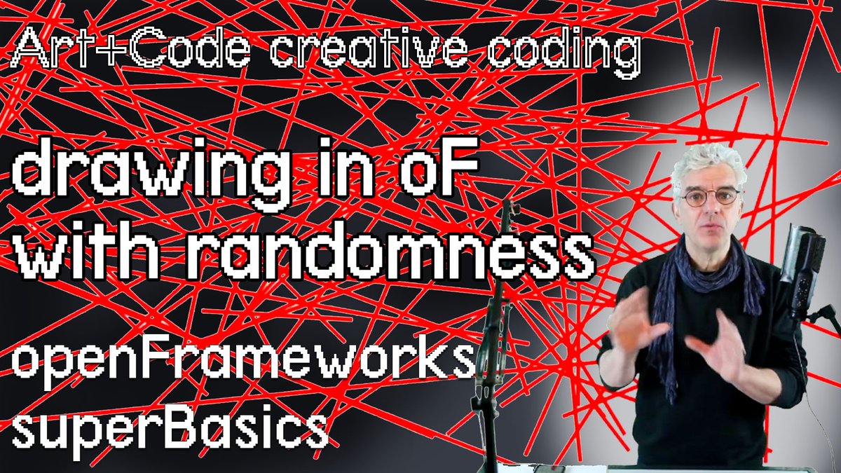 i just uploaded the next video in the #openFrameworks superBasics creative coding tutorial series: looking at drawing generative lines and complex line objects &amp; random craziness...

youtu.be/S4KMORhoFMk
