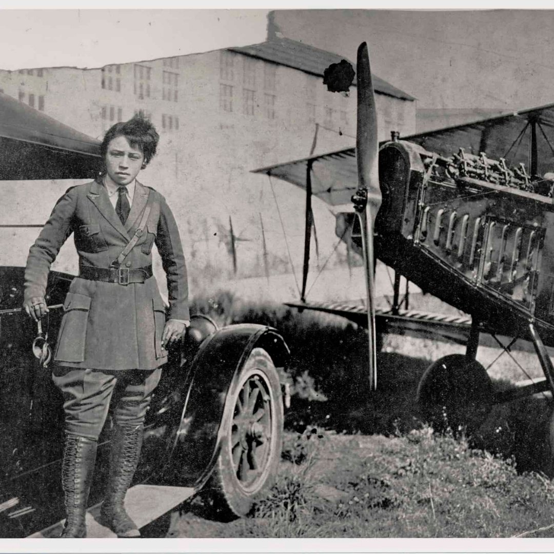 #HappyBirthday Bessie Coleman (b. 1892)! The first African-American woman and the first Native-American to hold a pilot’s license, Coleman was also the first Black person to hold an international pilot’s license. She was committed to promoting aviation and combating racism. #HBD