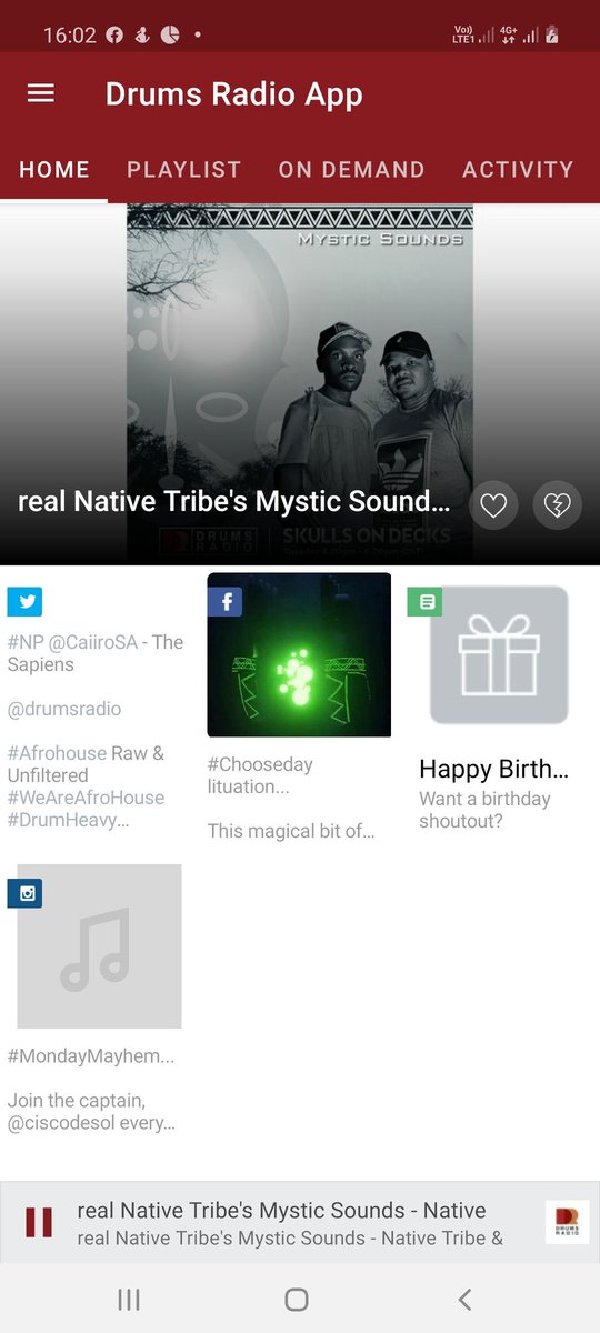 SkullsOnDecks's tweet image. We are LIVE on @DRUMSradio for the next 2hrs, tune in now for the best in Tech, Afro and Drum. #MysticSounds is the name of the show. #NativeTribe #skullsondecks 
@Gaijinguyy @MercDovoD @RealNativeTribe