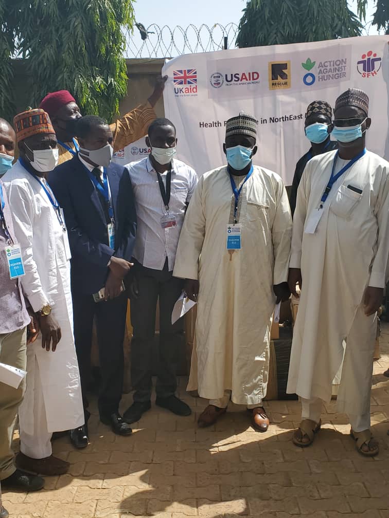 E.S <a href="/YSPHCMB/">Yobe SPHCMB</a> Dr Babagana Kundi Machina <a href="/bgkundi/">Babagana Kundi</a> was today at Potiskum town to receive items donated by Health Resilience of North-East Nigeria (HeRoN) Consortium to <a href="/YSPHCMB/">Yobe SPHCMB</a> for onward distribution to supported health facilities in the state.