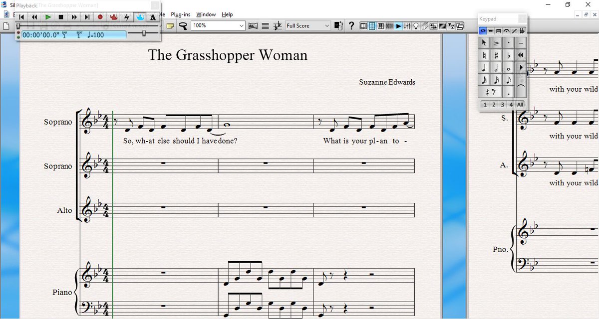 bthccmusic's tweet photo. @mrsmusicedwards composing today during #learningoffline day @bthcc_college . Using words from 'The Summer Day' written by American poet, Mary Oliver. #womencomposers #capricciosingers #jazz #didyouthinkitwasme? https://t.co/PepXTBpPKZ