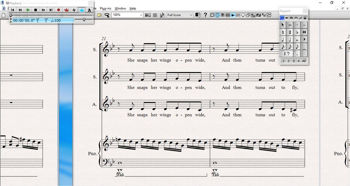 bthccmusic's tweet photo. @mrsmusicedwards composing today during #learningoffline day @bthcc_college . Using words from 'The Summer Day' written by American poet, Mary Oliver. #womencomposers #capricciosingers #jazz #didyouthinkitwasme? https://t.co/PepXTBpPKZ