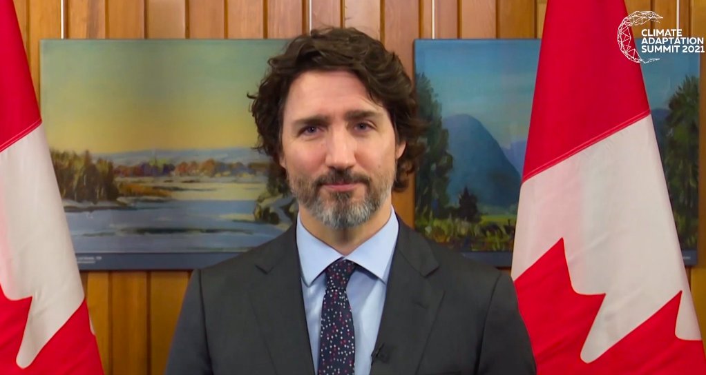 adri_aval's tweet photo. Canadian Prime Minister @JustinTrudeau at the #Adaptation Summit “We welcome the launch of a new Young leadership Program to bring together the next generation of leaders to help tackle climate change” #AdaptforOurFuture https://t.co/KJ4TyL4ug3
