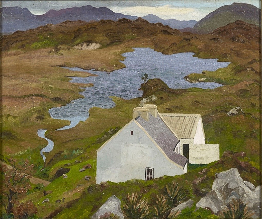 Connemara Landscape, Connemara, County Galway, Ireland oil on canvas Cedric Lockwood Morris (British, 1889-1982) 1936