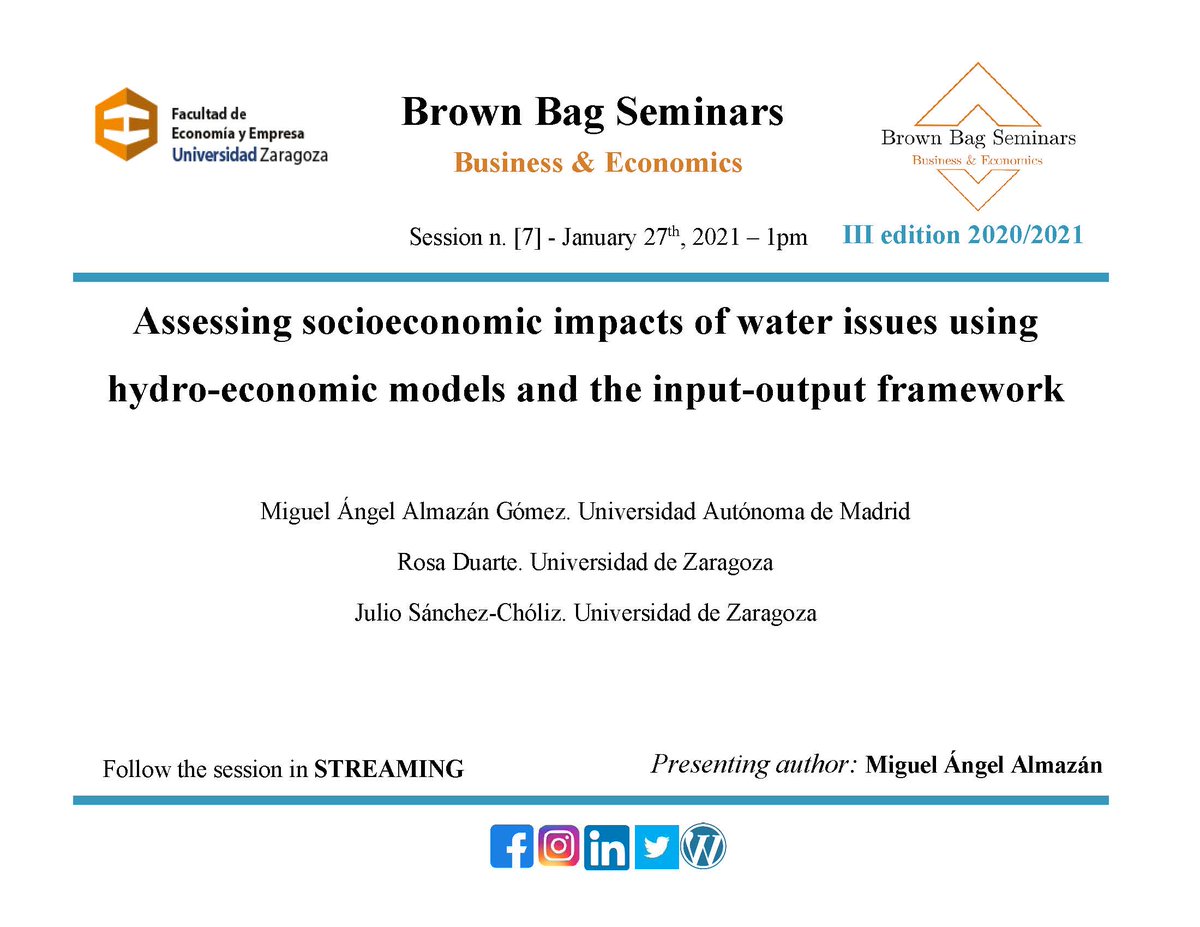 BagBusiness's tweet photo. 📢📢Tomorrow the seventh online session of the #3BBS in streaming! 🔍💼

👨‍💼Miguel Ángel Almazán (@UAM_Madrid)
🗓️⏰Wednesday 27th of January at 1:00 p.m.
📍💻Our online room: https://t.co/s2QLw1FY3U 

More information at our website ⬇️⬇️ https://t.co/M5t28Q4DYo https://t.co/tr7Rejbky3