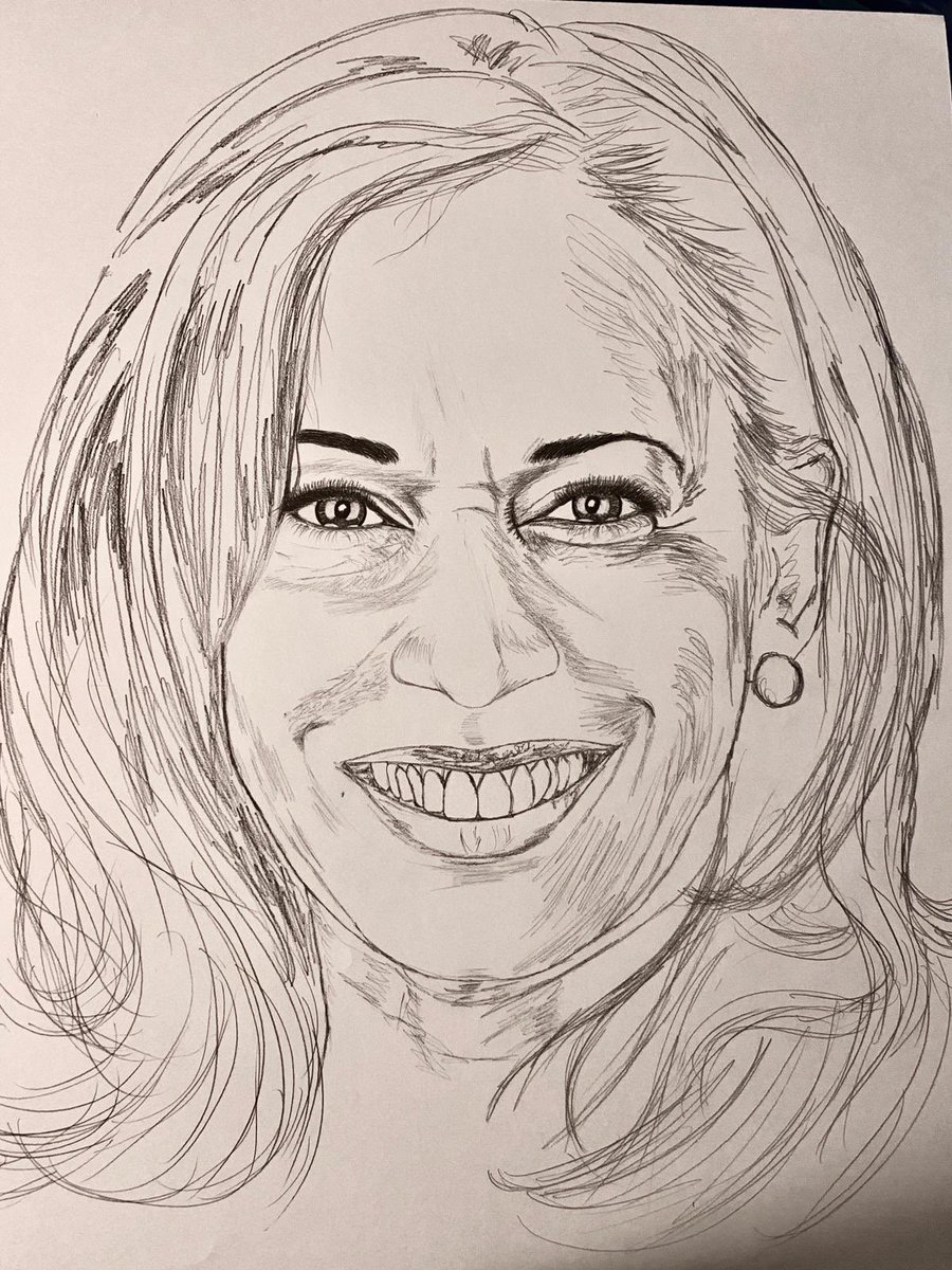 karab_art's tweet photo. "Anyone who claims to be a leader must speak like a leader. That means speaking with integrity and truth," @KamalaHarris  
#KamalaHarris #MadamVicePresident #usa #UnitedStates https://t.co/lSCaI5hySk