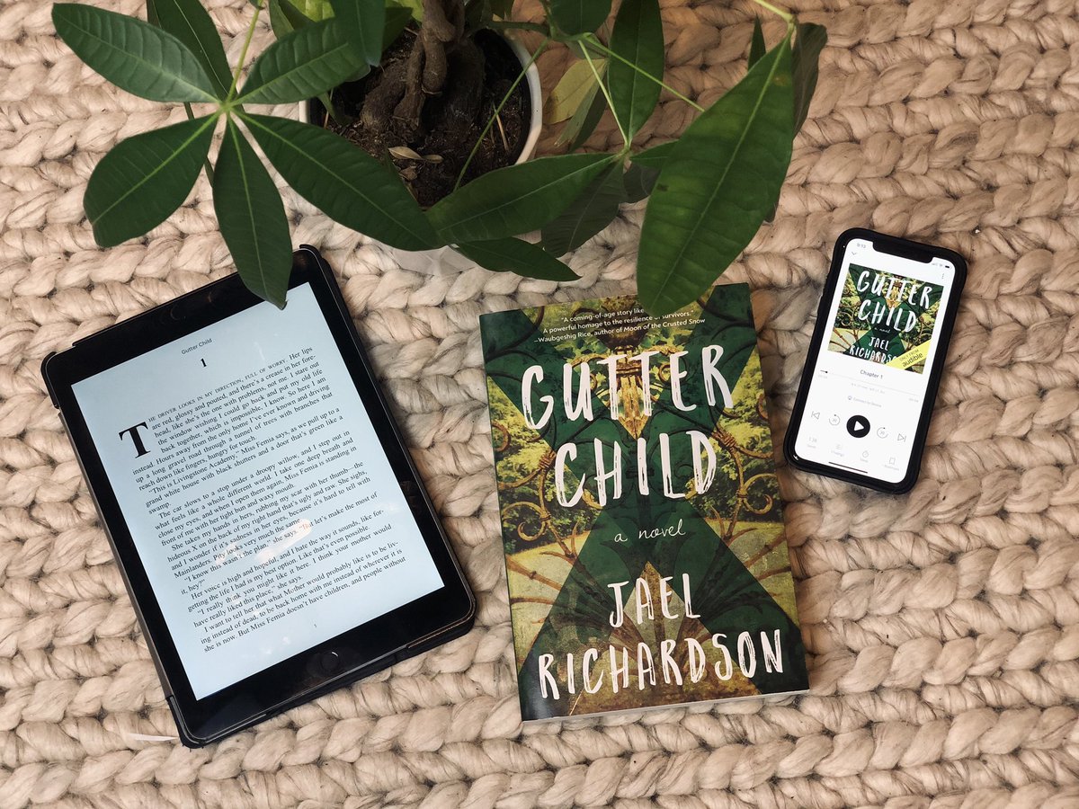 JaelRichardson's tweet photo. So excited for Gutter Child to enter the world today - now available in paper and e-book, and as an audiobook via @audible_ca (read by @itsmepagliacci). Thank you to everyone who travelled with me on this journey and to all of you who will hold it in your hearts and homes. https://t.co/ekm6q3oGlh