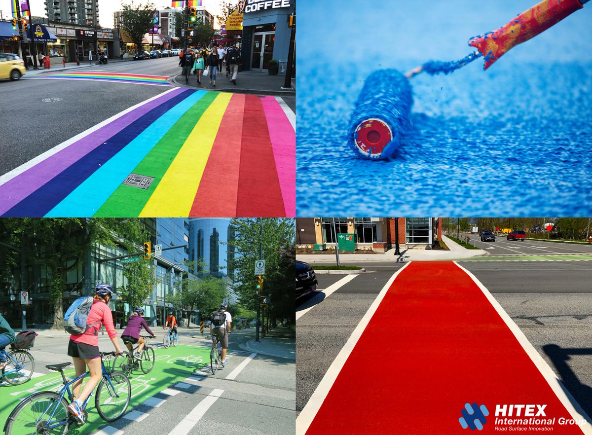 SWARCOHITEX's tweet photo. PumaTrack is quick and easy to install, making it ideal for walkways and cycle paths. PumaTrack surface treatment is engineered to achieve the highest levels of durability, adhesion and colour stability.
#mma #coldapplied #cyclelane #buslane #walkways #roadcrossings #roadsafety https://t.co/JwCQH0ptBt