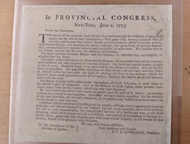 AlbanyInstitute's tweet photo. TONIGHT! Join us at 7PM for a virtual presentation "Broadsides of the American Revolution". Free (suggested donation $10) but registration required. Register online: https://t.co/Pr9Aos2W6m
#AlbanyNY #Broadsides #DeWittClinton #EarlyAmerica #FromTheCollection #MuseumFromHome https://t.co/GRahOE1DhN