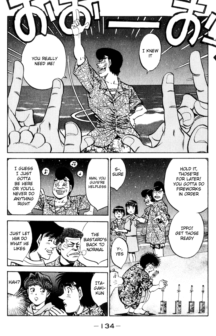 Prior to this fight, I thought this was all Takamura was. Just a loud-mouthed idiot who constantly and arrogantly boasted his (seemingly) natural talent over characters like Aoki and Kimura who had to train all the time to box.