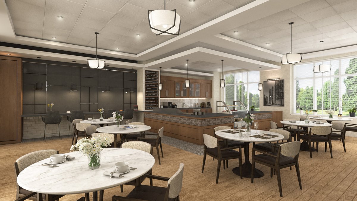 If you’re a coffee or tea lover, you are going to love our Bistro! In fact, it may become a daily destination for many residents at Winchester Glen - just follow the early-morning aroma!  winchesterglen.ca / #winchesterglenrc